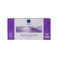 Produktbild för Nitrilhandske puderfri lila XS 100/fp