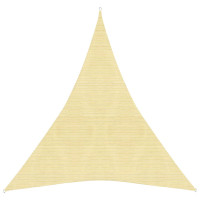 Produktbild för Solsegel 160 g/m² beige 4x5x5 m HDPE