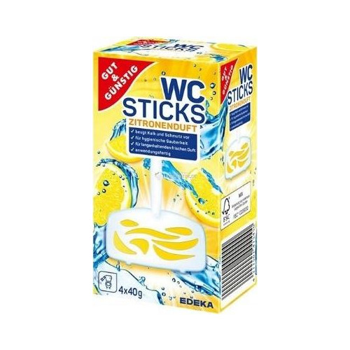 G + G G&G GG Wc Sticks Lemon Toilet hanger 4 pieces DE