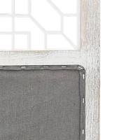 Miniatyr av produktbild för Rumsavdelare 3 paneler grå 105x165 cm tyg