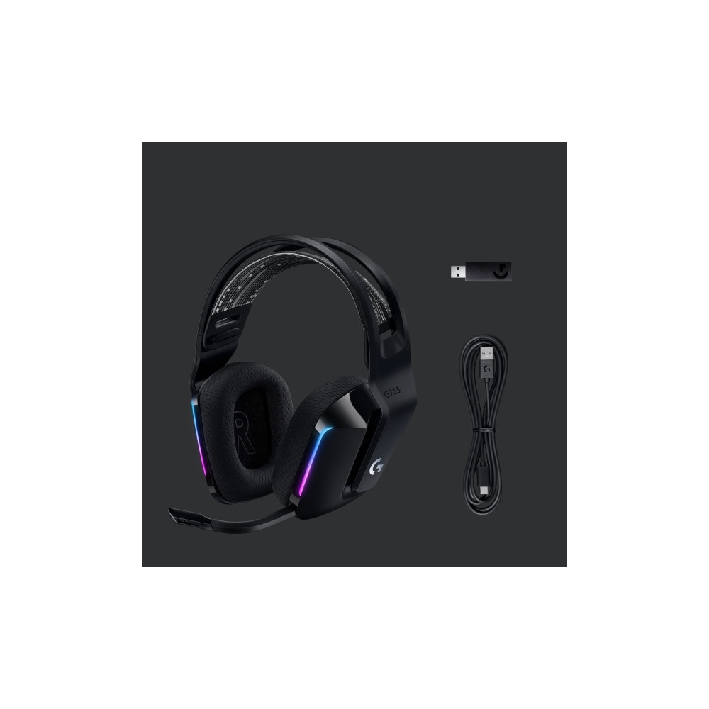 Produktbild för Logitech G G733 LIGHTSPEED Wireless RGB Gaming Headset - headset