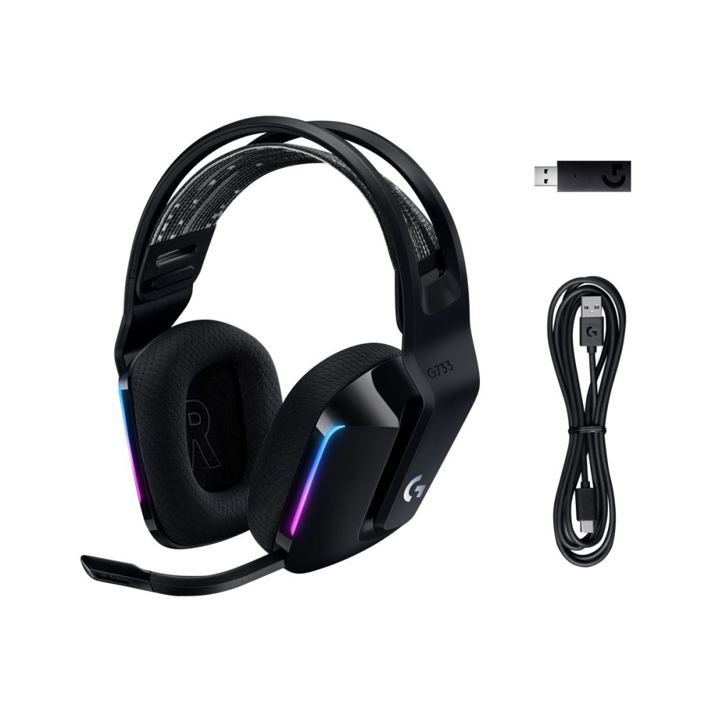 Produktbild för Logitech G G733 LIGHTSPEED Wireless RGB Gaming Headset - headset