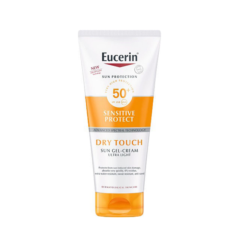 Produktbild för Eucerin Sun Dry Touch Sun Gelcream Ultra Light SPF50+ 200 ml