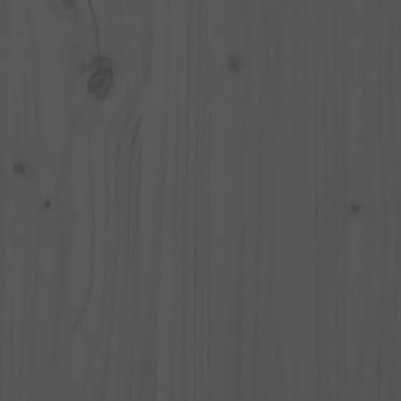 Produktbild för Sängram grå massiv furu 140x190 cm