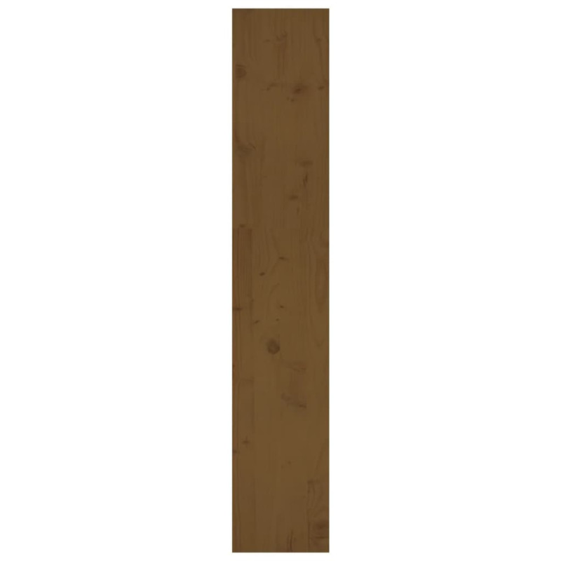 Produktbild för Bokhylla/rumsavdelare honungsbrun 80x30x167,4 cm furu