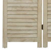 Miniatyr av produktbild för Rumsavdelare 3 paneler 105x165 cm massivt trä <strong>paulownia</strong>