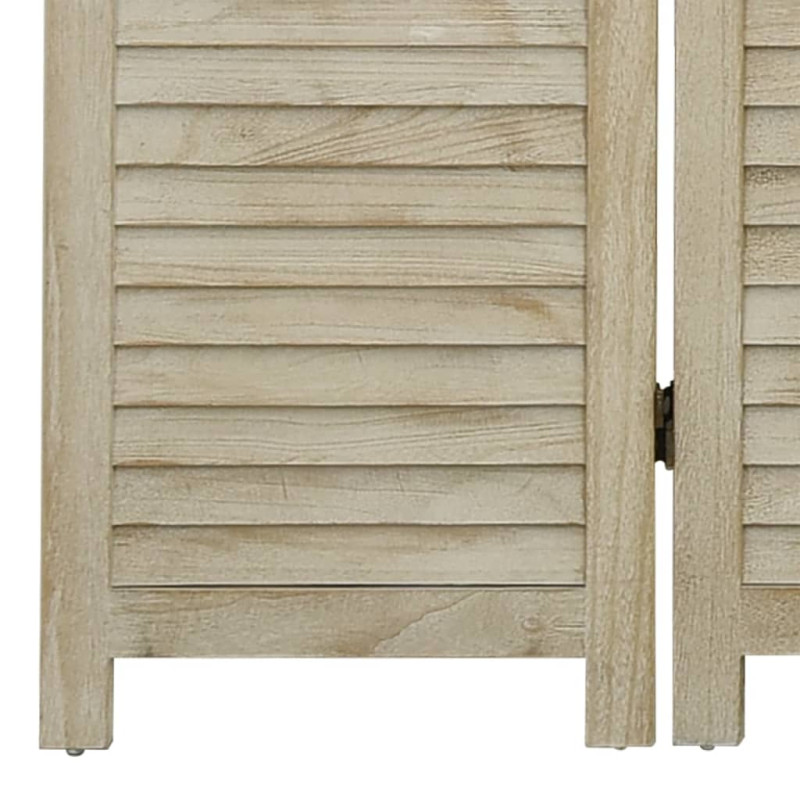 Produktbild för Rumsavdelare 3 paneler 105x165 cm massivt trä <strong>paulownia</strong>