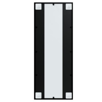Produktbild för Väggspegel svart 100x40 cm metall