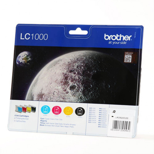 Brother Ink LC1000VALBPDR LC-1000 Multipack