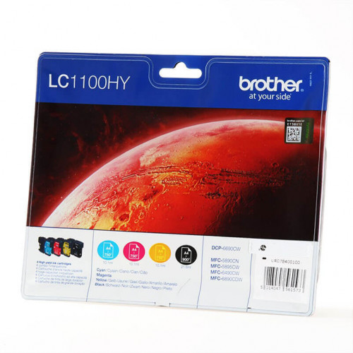 Brother Ink LC1100HYVALBPDR LC-1100HY Multipack