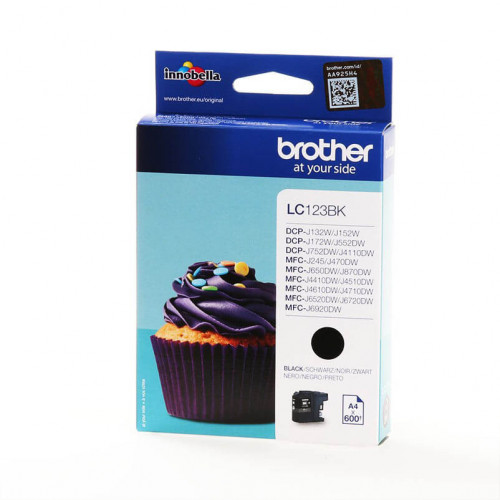 Brother Ink LC123BK LC-123 Black