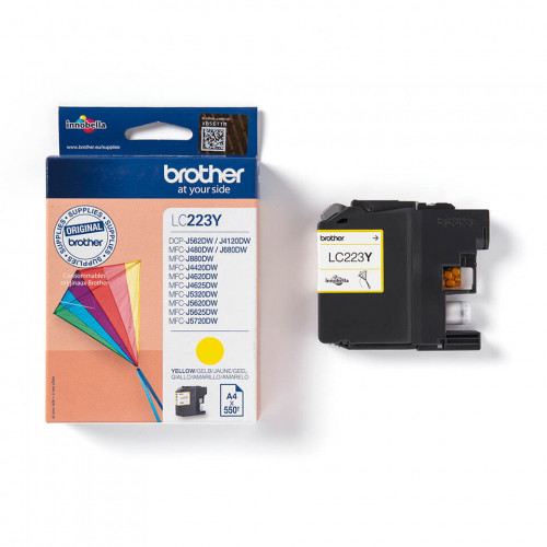 Brother Ink LC223Y LC-223 Yellow