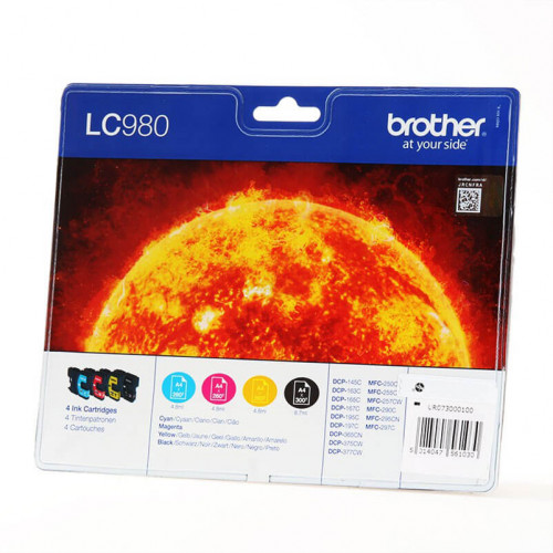 Brother Ink LC980VALBPDR LC-980 Multipack