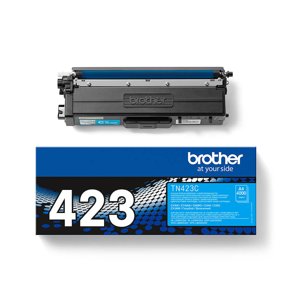 Produktbild för Toner TN423C TN-423 Cyan