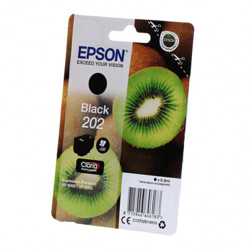 EPSON Bläck C13T02E14010 202 Svart, Kiwi