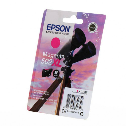 EPSON Ink C13T02W34010 502XL Magenta Binoculars