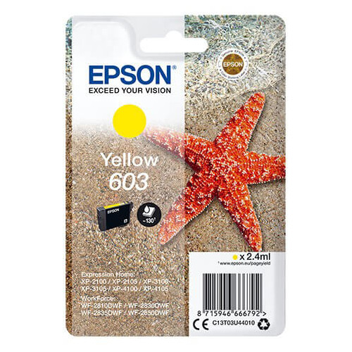 EPSON Ink C13T03U44010 603 Yellow Starfish