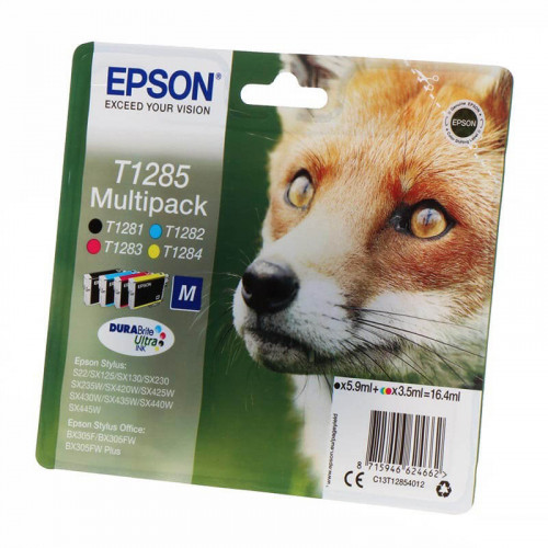 EPSON Bläck C13T12854012 T1285 Multipack, Fox