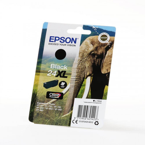 EPSON Ink C13T24314012 24XL Black Elephant