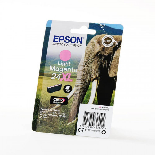 EPSON Ink C13T24364012 24XL Light Magenta Elephant