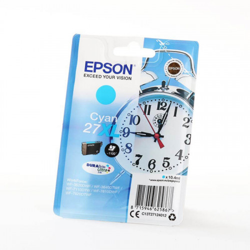 EPSON Ink C13T27124012 27XL Cyan Alarm Clock