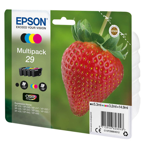 EPSON Ink C13T29864012 29 Multipack Strawberry