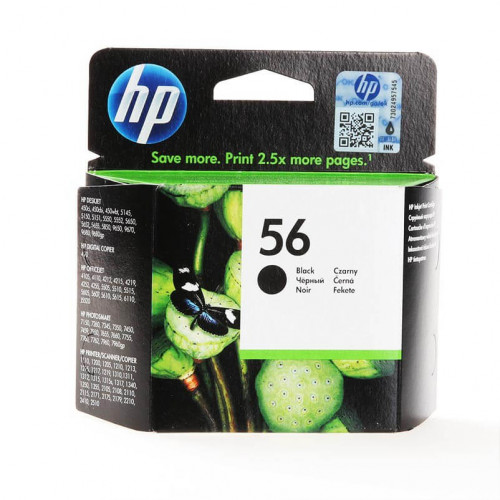 HP Ink C6656AE 56 Black