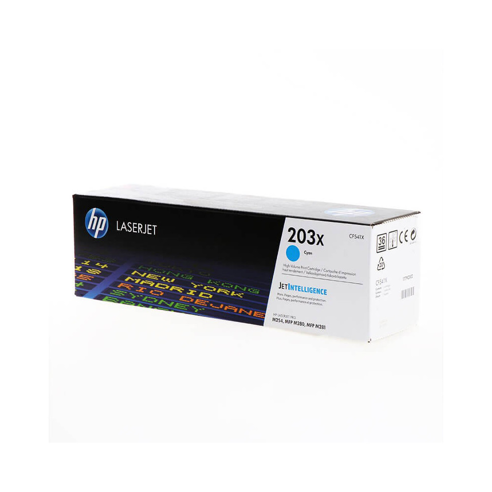 Produktbild för Toner CF541X 203X Cyan