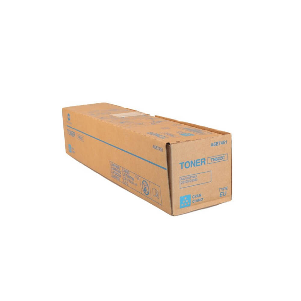 Produktbild för Toner A5E7451 TN622 Cyan