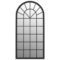 Miniatyr av produktbild för Spegel svart 90x45 cm järn för inomhusbruk