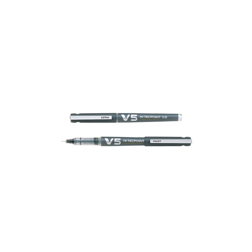 Produktbild för Bläckkulpenna PILOT Hi-Tec V5 svart