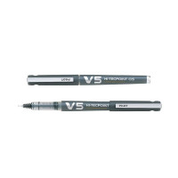 Produktbild för Bläckkulpenna PILOT Hi-Tec V5 svart
