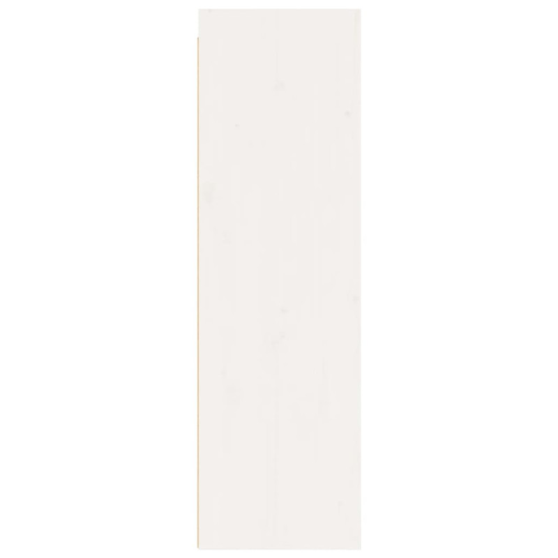 Produktbild för Väggskåp 2 st 30x30x100 cm massiv furu vit