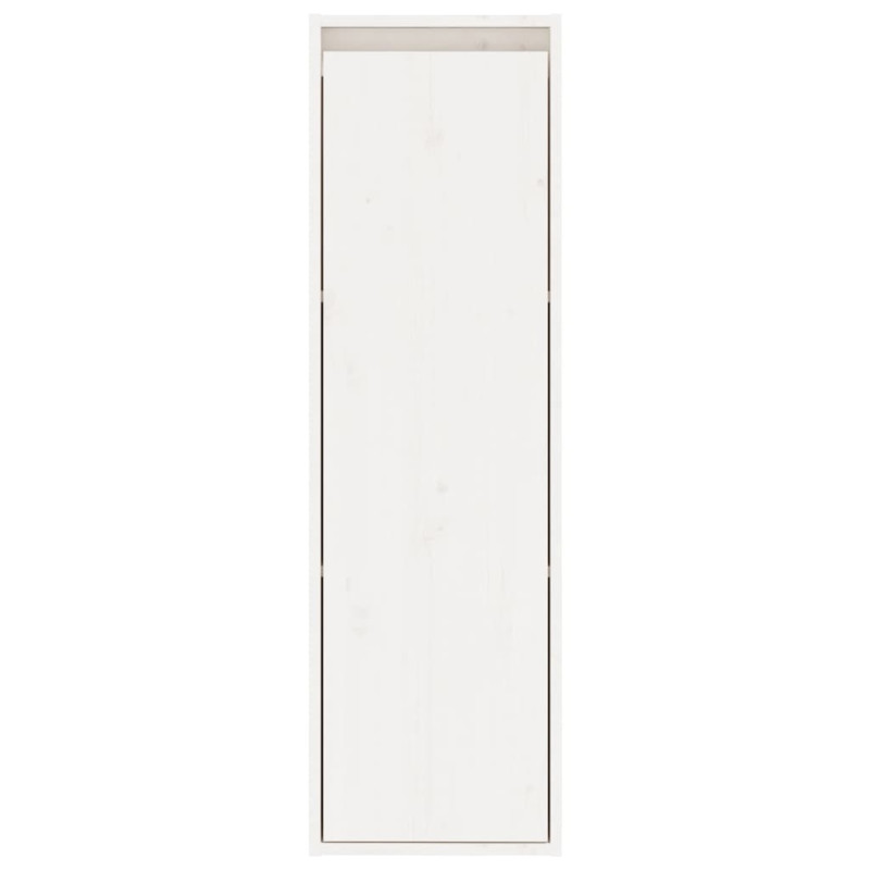 Produktbild för Väggskåp vit 30x30x100 cm massiv furu