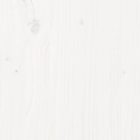 Produktbild för Skänk vit 111x34x60 cm massiv furu