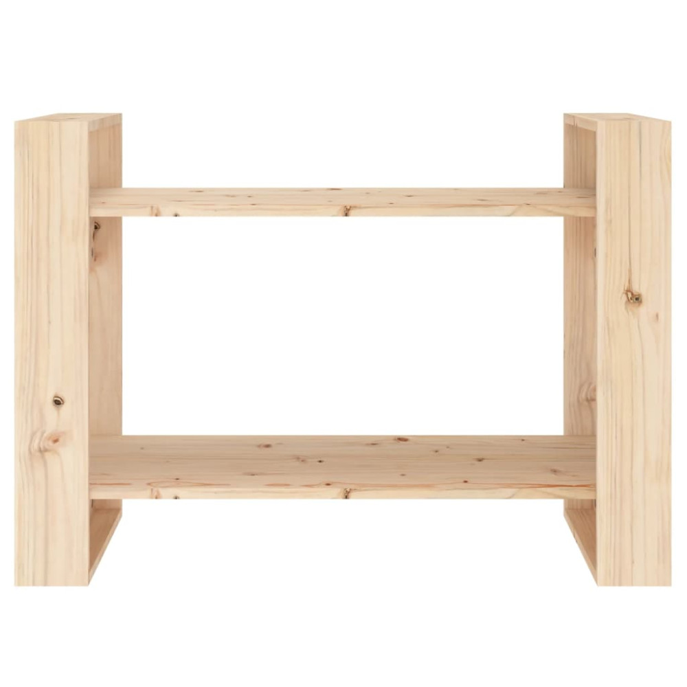 Produktbild för Bokhylla/Rumsavdelare 80x35x56,5 cm massiv furu