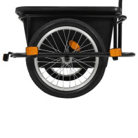 Miniatyr av produktbild för Cykelvagn svart 50 kg