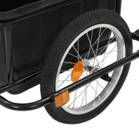 Miniatyr av produktbild för Cykelvagn svart 50 kg