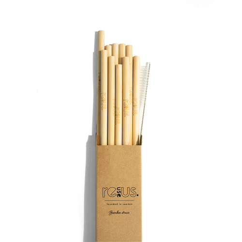 ReuseUs Återanvändningsbara Bambu Sugrör