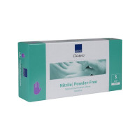 Produktbild för Nitrilhandske puderfri lila S 100/fp