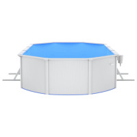 Miniatyr av produktbild för Pool med säkerhetsstege 610x360x120 cm