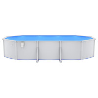 Miniatyr av produktbild för Pool med sandfilterpump och stege 610x360x120 cm