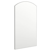 Produktbild för Spegel med LED-lampor 90x45 cm glas valvformad (335864+326089)