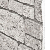 Produktbild för Väggpaneler 10 pcs Grå 100 x 50 cm EPS Skum