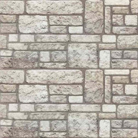 Produktbild för Väggpaneler 10 pcs Grå 100 x 50 cm EPS Skum