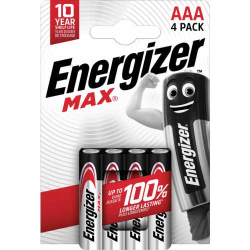 ENERGIZER Energizer Max AAA 4 Pack