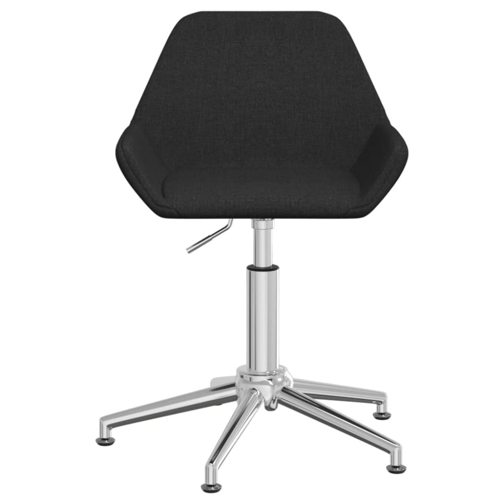 Produktbild för Snurrbar matstol svart tyg
