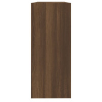 Produktbild för Bokhylla/Rumsavdelare brun ek 100x30x72cm