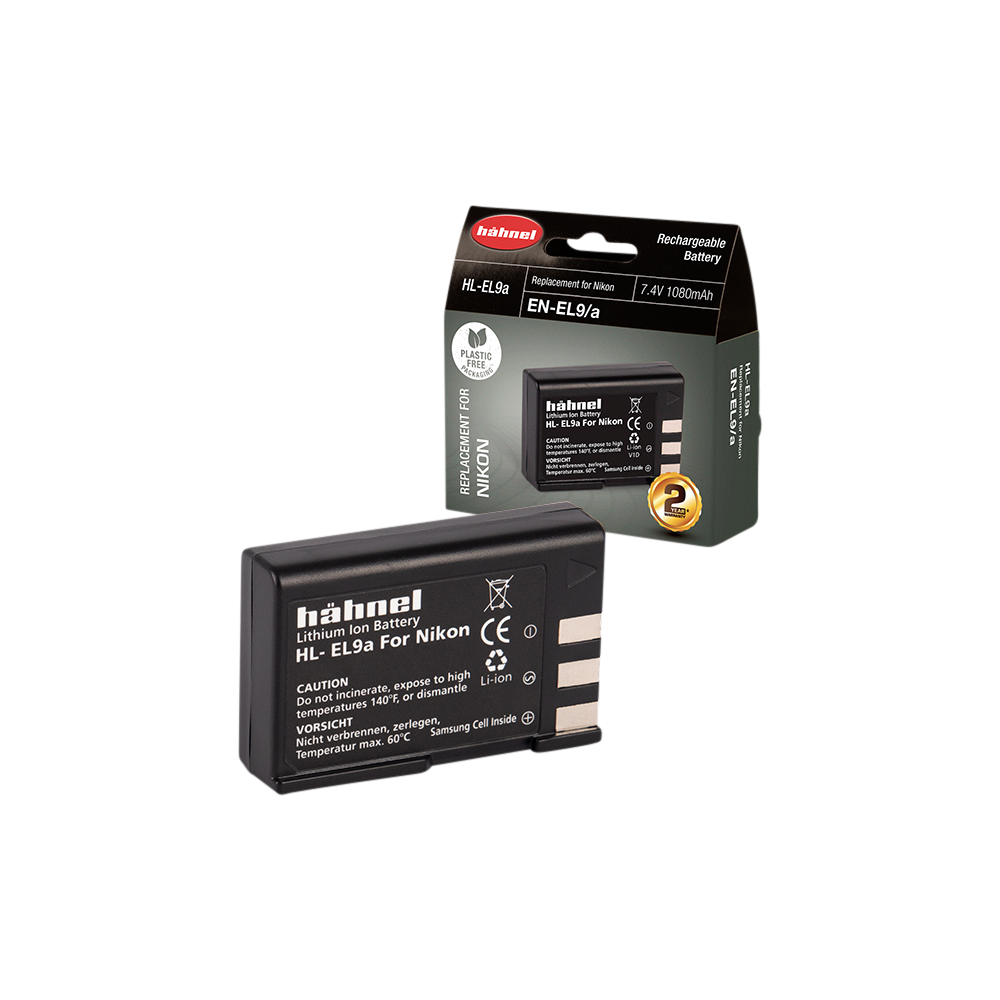 Produktbild för Hähnel Battery Nikon HL-EL9A / EN-EL9