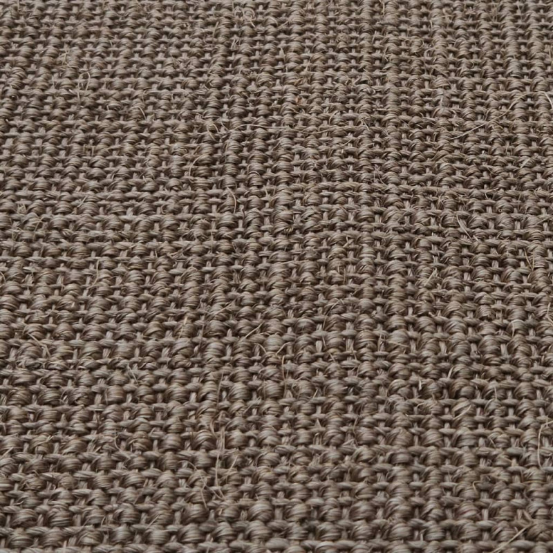 Produktbild för Matta naturlig sisal 66x200 cm brun